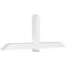 Ekena Millwork Eugene Architectural Grade PVC Gable Bracket, 96"W x 36"H x 6"D x 6"F, 9/12 Pitch GBP096X36X0606EUG00 - alternate 1